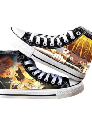 Demon Slayer Shoes Anime - Canvas shoes Cartoon Cosplay for Students, Unisex
