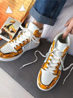 Demon Slayer Shoes Unisex - Casual High Top Tanjiro Shoes Anime Sneakers for Cosplay